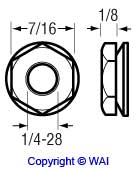 WAI 84-2402 Nut