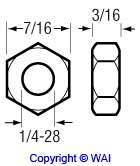 WAI 84-2404 Nut