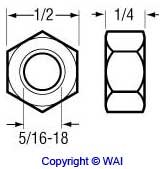 WAI 84-2407-1 Nut