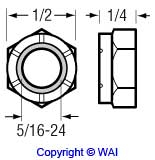 WAI 84-2409 Nut