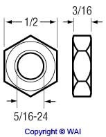 WAI 84-2501 Nut