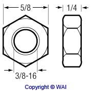 WAI 84-2503 Nut