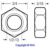 WAI 84-2602 Nut