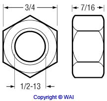 WAI 84-2603 Nut