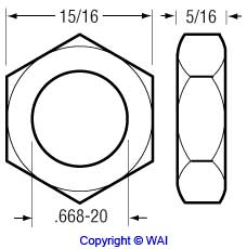 WAI 84-2700 Nut