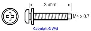 WAI 85-1210 Screw