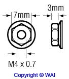 WAI 85-2201 Nut