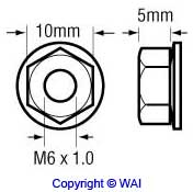 WAI 85-2301-2 Nut