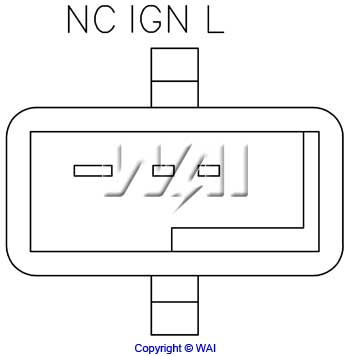 WAI D403 Alternator Regulator