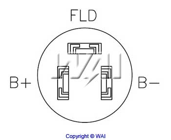 WAI D590S Alternator Regulator