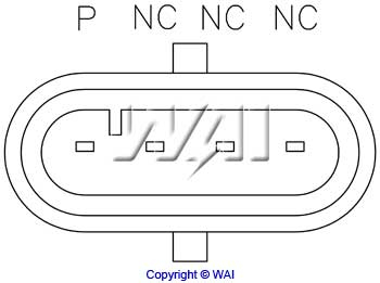 WAI D702SE Alternator...