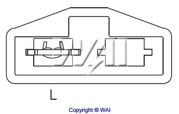 WAI D713L Alternator Regulator