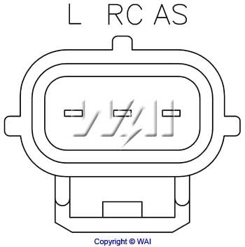 WAI F601 Alternator Regulator