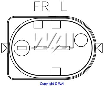 WAI IB201 Alternator Regulator