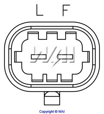 WAI IB696 Alternator Regulator