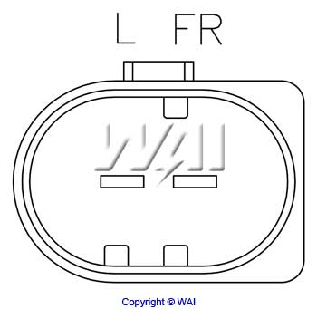 WAI IH701 Alternator Regulator