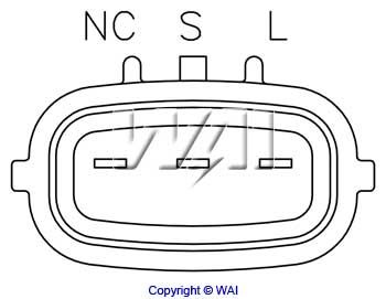 WAI IH743 Alternator Regulator