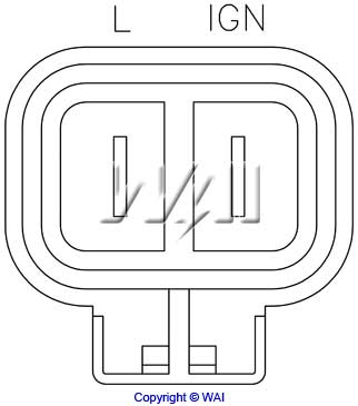 WAI IM846 Alternator Regulator