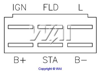 WAI IM951 Alternator Regulator