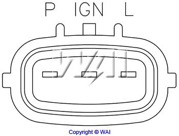 WAI IN449 Alternator Regulator