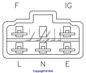 WAI IN560 Alternator Regulator