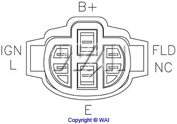 WAI IN567 Alternator Regulator