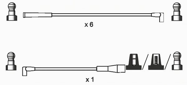 WAI ISL020 Ignition Cable Kit