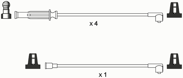 WAI ISL111 Ignition Cable Kit