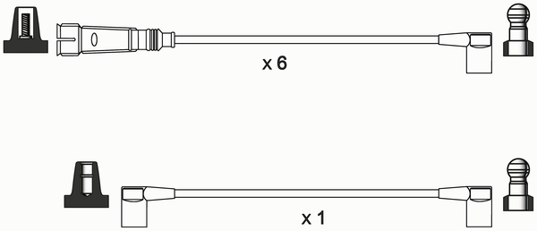 WAI ISL127 Ignition Cable Kit