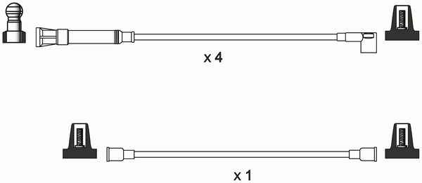 WAI ISL262 Ignition Cable Kit