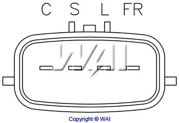 WAI IY126 Alternator Regulator