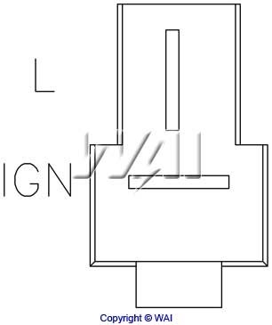 WAI IY510 Alternator Regulator