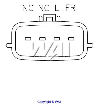 WAI M536 Alternator Regulator