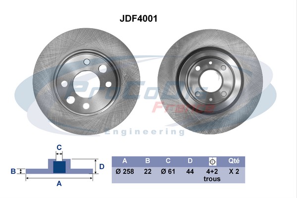 PROCODIS FRANCE JDF4001...