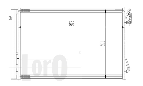 ABAKUS 004-016-0021 Condensatore, Climatizzatore-Condensatore, Climatizzatore-Ricambi Euro