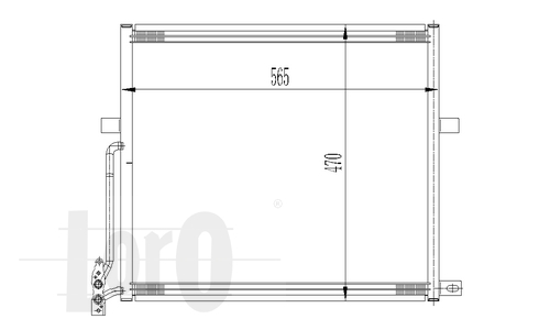 ABAKUS 004-016-0022 Condensatore, Climatizzatore-Condensatore, Climatizzatore-Ricambi Euro