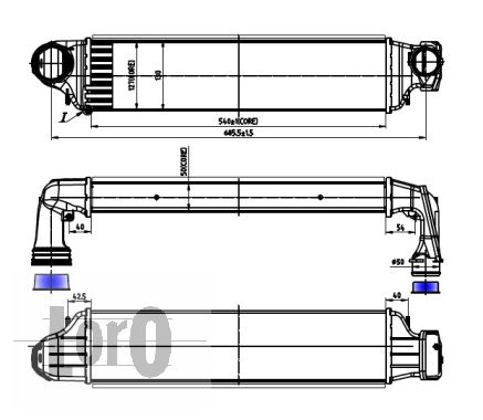 ABAKUS 004-018-0002 Intercooler