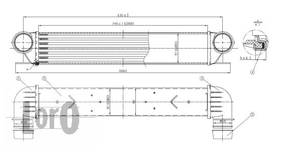 ABAKUS 004-018-0005 Intercooler