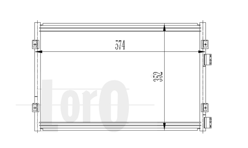 ABAKUS 008-016-0002 Condensatore, Climatizzatore