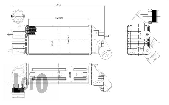 ABAKUS 009-018-0003 Intercooler