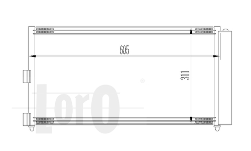 ABAKUS 016-016-0016 Condensatore, Climatizzatore-Condensatore, Climatizzatore-Ricambi Euro