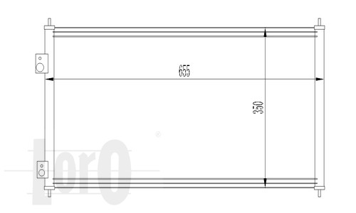 ABAKUS 018-016-0015 Condensatore, Climatizzatore-Condensatore, Climatizzatore-Ricambi Euro