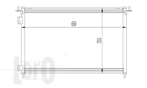 ABAKUS 018-016-0017 Condensatore, Climatizzatore