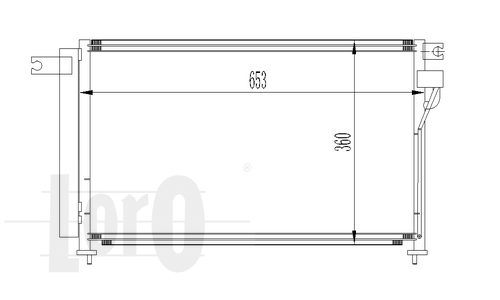 ABAKUS 024-016-0008 Condensatore, Climatizzatore