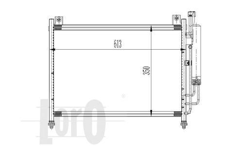 ABAKUS 030-016-0013 Condensatore, Climatizzatore-Condensatore, Climatizzatore-Ricambi Euro