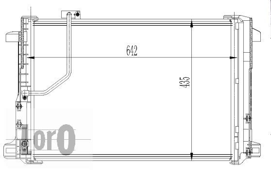 ABAKUS 033-016-0013-WO Condensatore, Climatizzatore