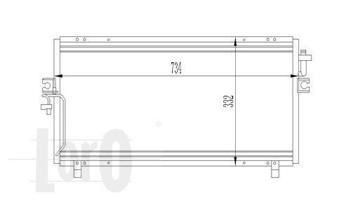 ABAKUS 035-016-0002 Condensatore, Climatizzatore