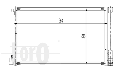 ABAKUS 037-016-0036 Condensatore, Climatizzatore-Condensatore, Climatizzatore-Ricambi Euro