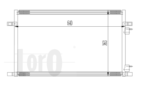 ABAKUS 042-016-0010 Condensatore, Climatizzatore-Condensatore, Climatizzatore-Ricambi Euro