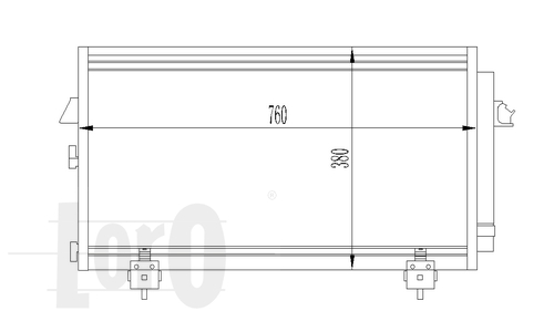 ABAKUS 051-016-0014 Condensatore, Climatizzatore